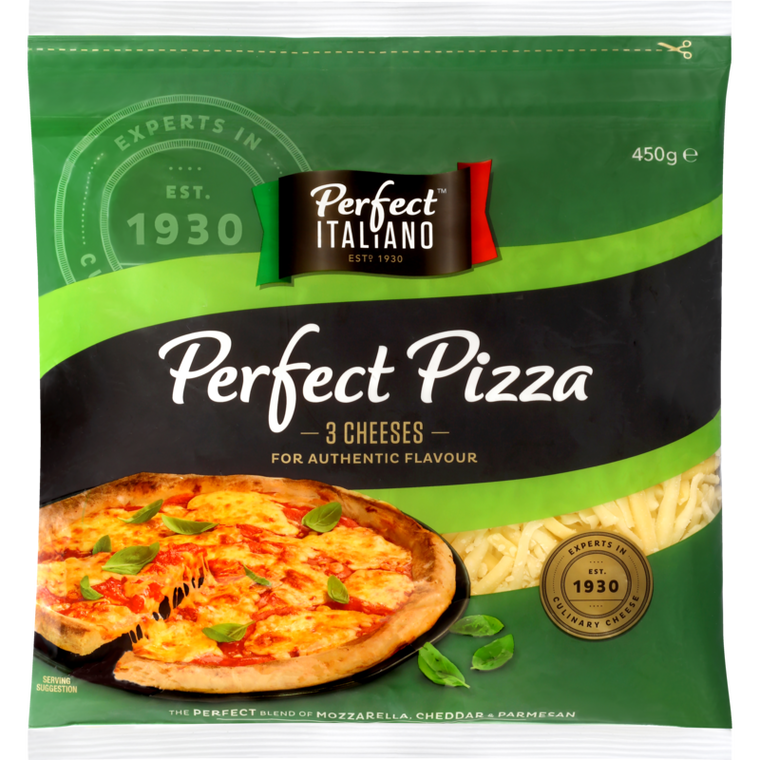 Perfect Italiano Pizza Blend Grated Cheese 450g
