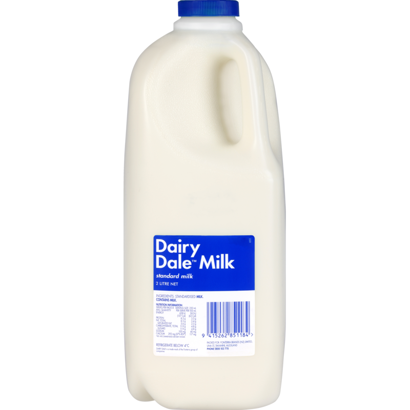 Dairy Dale Standard Fresh White Milk 2L