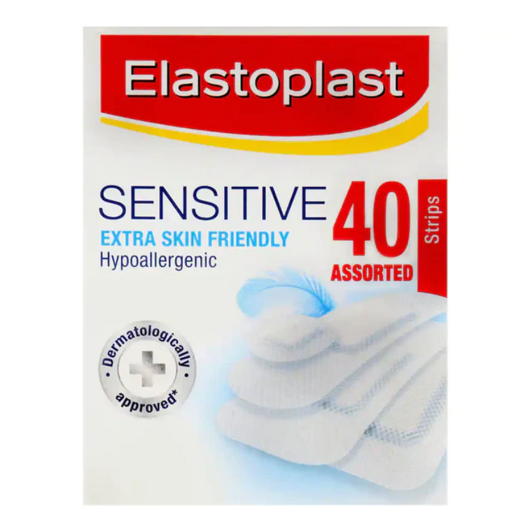 Elastoplast Sensitive Strip Plasters 40pk