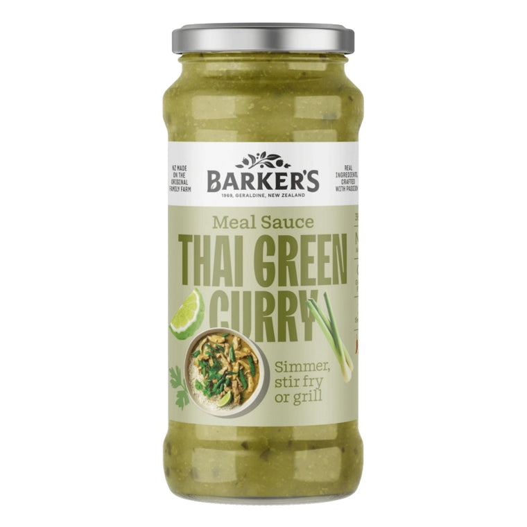 Barkers Thai Green Curry Meal Sauce 365g