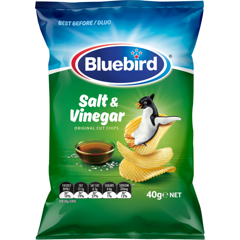 Bluebird Original Cut Salt & Vinegar 150g