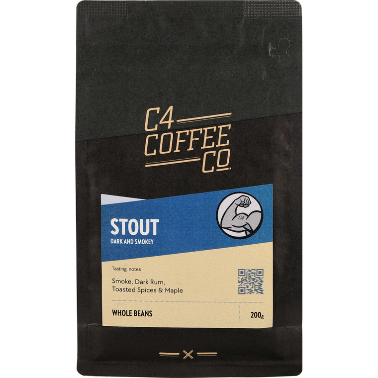 C4 Coffee Co Stout Beans 200g