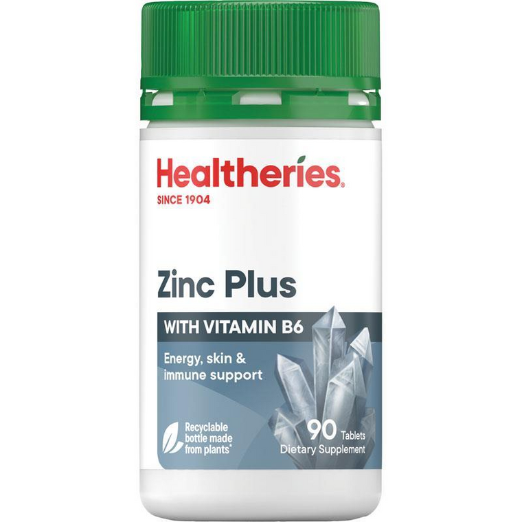Healtheries Zinc Plus Tab 90pk