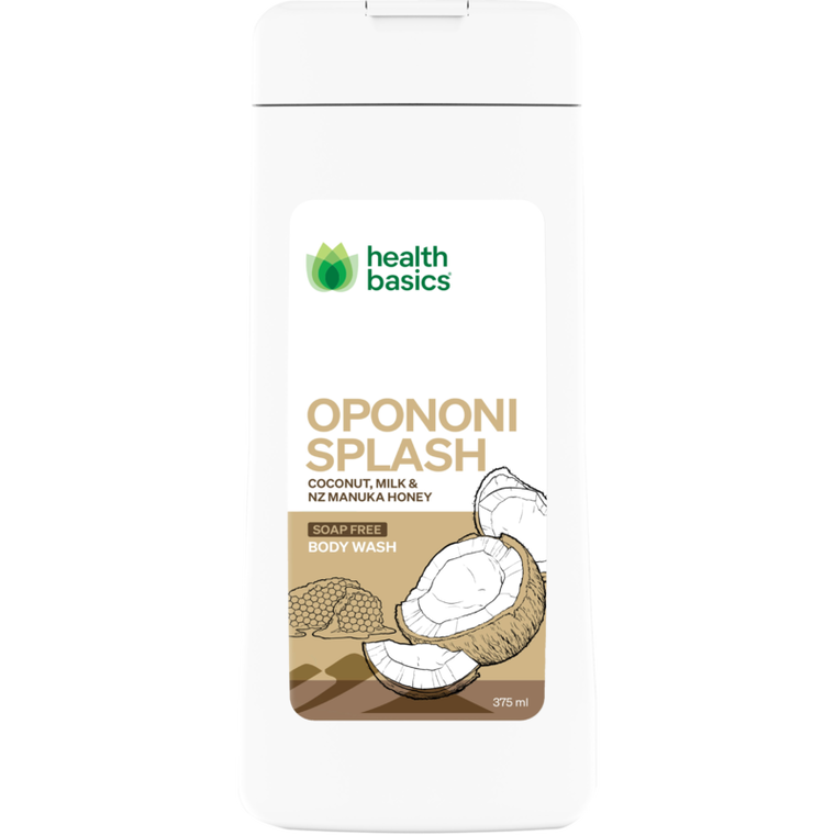 Health Basics Opononi Splash Coconut Body Wash 375ml