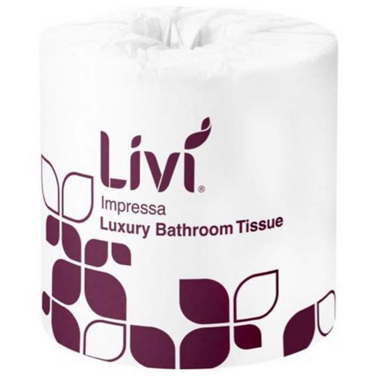 Livi Impressa Luxury Bathroom Tissue 3ply 225 Sheets 48pack