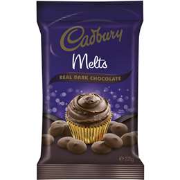 Cadbury Real Dark Chocolate Baking Melts 225g