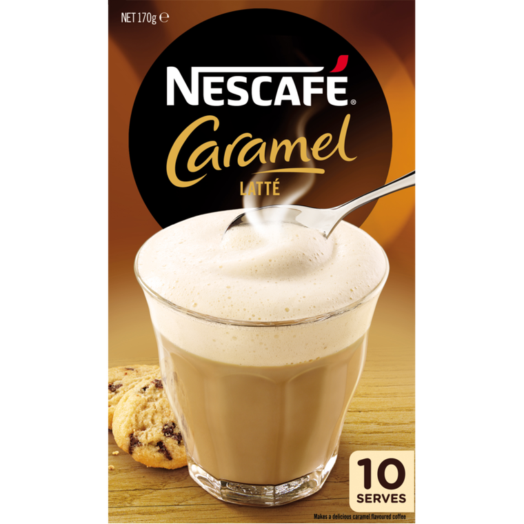 Nescafe Caramel Latte Sachets 10pk