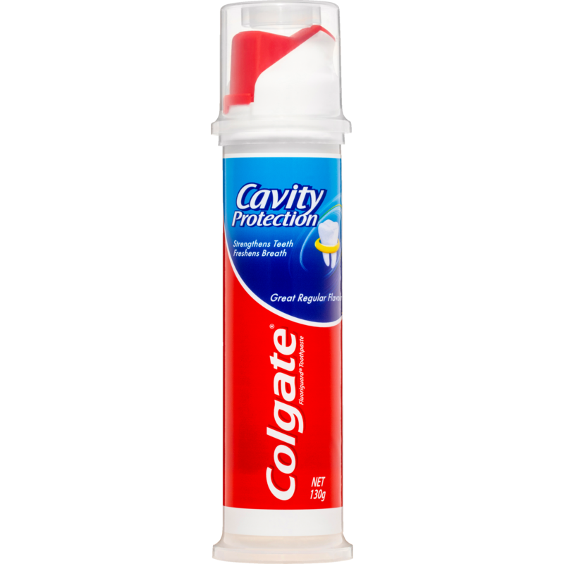 Colgate Cavity Protection Great Regular Flavour Toothpaste Pump 130g