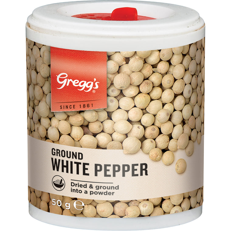 Greggs Ground White Pepper 50gm