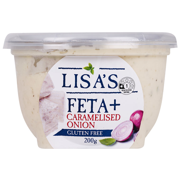 Lisa's Dips Feta Caramelised Onion 200g