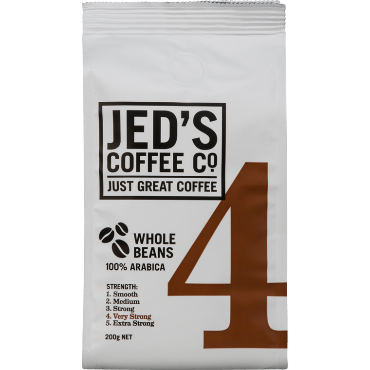 Jed’s Arabica Whole Coffee Beans No.4  200g