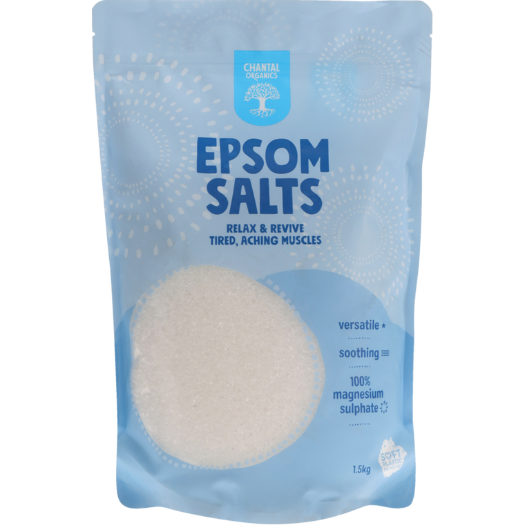 Chantal Organics Natural Epsom Salt 1.5kg