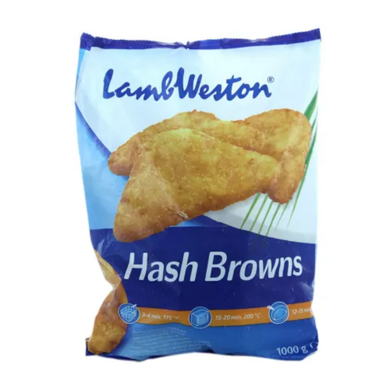 Lamb Weston Frozen Triangle Hash Browns 1kg