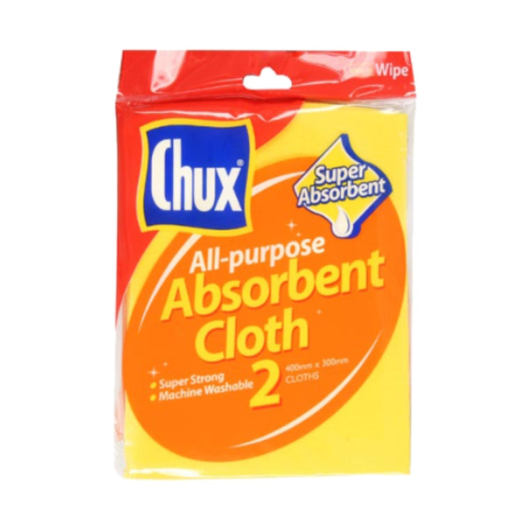 Chux Super Absorbent Cloth 2pk