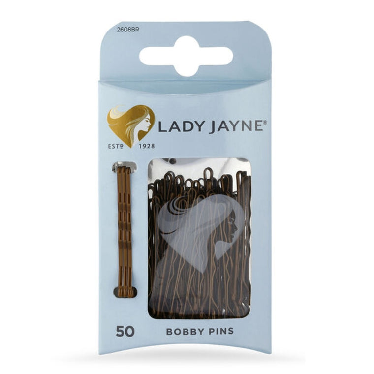 Lady Jayne 2608BK Bobby Pins Black 50 Pack