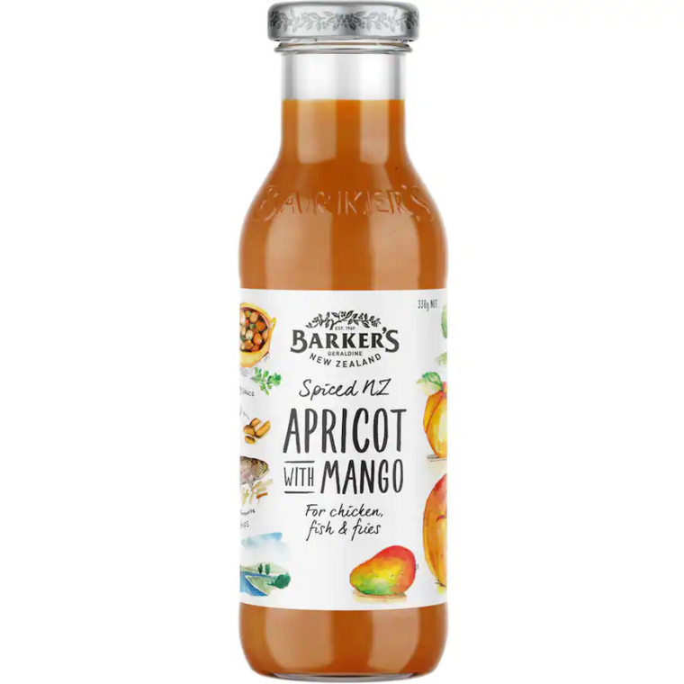 Barkers Apricot with Mango Sauce 330g