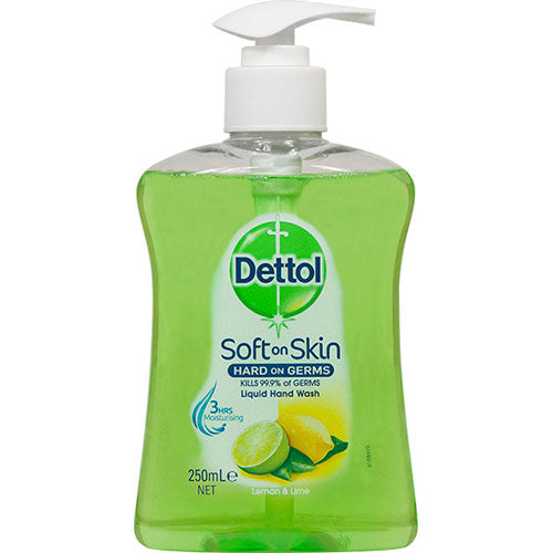 Dettol Liquid Hand Wash Lemon & Lime Pump 250ml