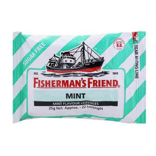Fishermans Friend Sugar Free Fresh Mint Flavour Menthol Lozenges 25g