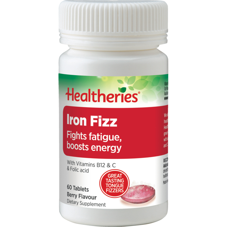 Healtheries Iron Fizz Tab 60pk