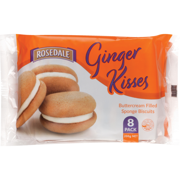 Rosedale Ginger Kisses 8pk