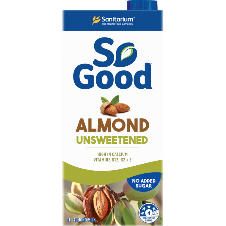 Sanitarium So Good Unsweetened Almond UHT Milk 1L
