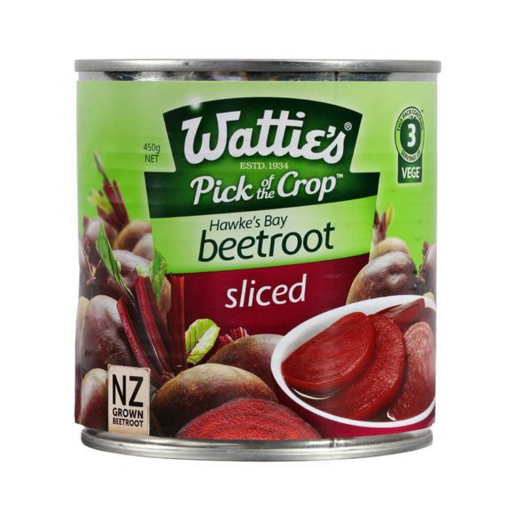 Watties Beetroot Sliced Can 450g