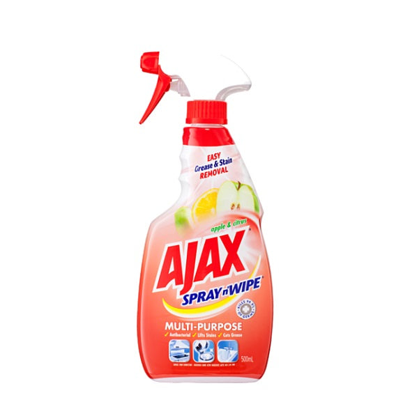 Ajax Spray n Wipe Apple & Citrus Trigger 500ml