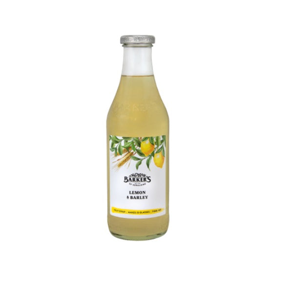 Barkers Lemon & Barley Fruit Syrup 710ml