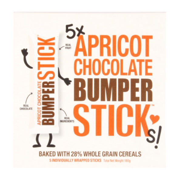Cookie Time Apricot Chocolate Bumper Sticks 5pk 180g