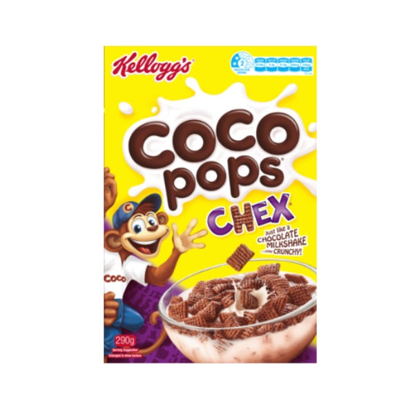 Kelloggs Coco Pops Chex Cereal 290g