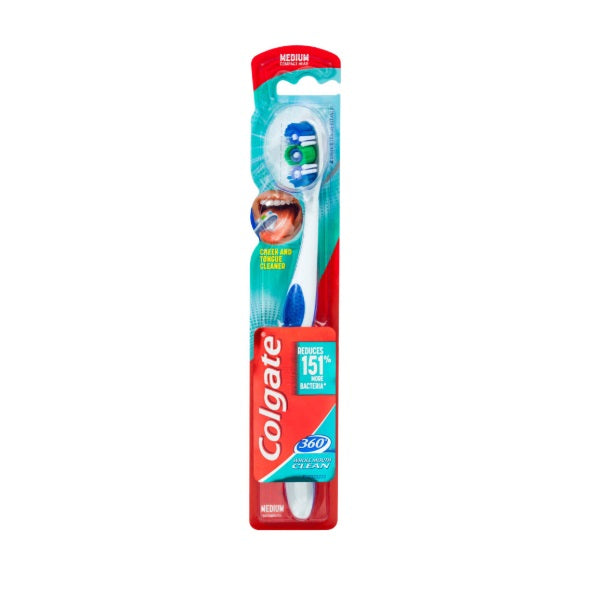Colgate Toothbrush 360 Med Whole Mouth Clean 1pk
