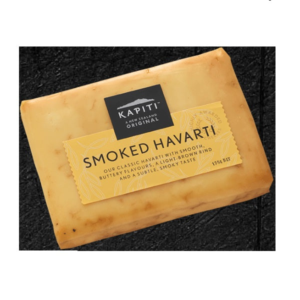 Kapiti Kanuka Smoked Havarti Cheese Block 175g