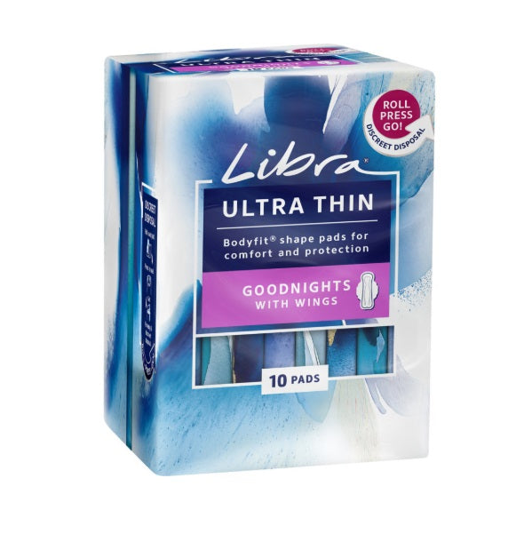 Libra Ultra Thin Goodnights/Wings 10pk