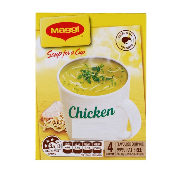 Maggi Soup For A Cup Creamy Chicken Soup Mix 4pk 54g