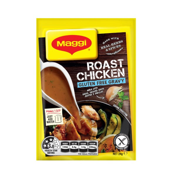 Maggi Gluten Free Roast Chicken Gravy Mix 24g