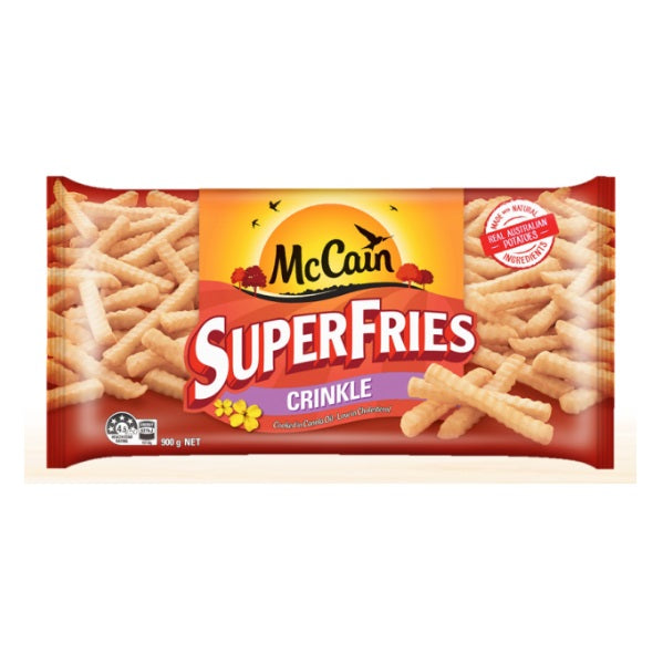McCain Crinkle Cut Fries 900g