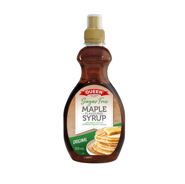 Queen Original Sugar Free Maple Flavoured Syrup 355ml