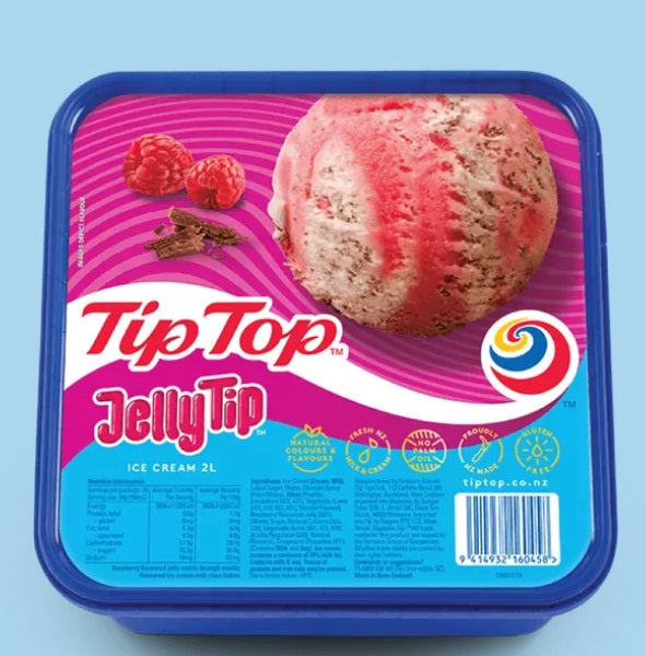 Tip Top Jelly Tip Ice Cream 2L