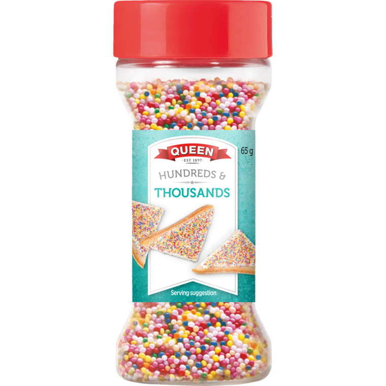 Queen Hundreds & Thousands Decoration Sprinkles 65g