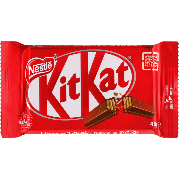 Nestle Kit Kat 4 Finger Chocolate Bar 45g