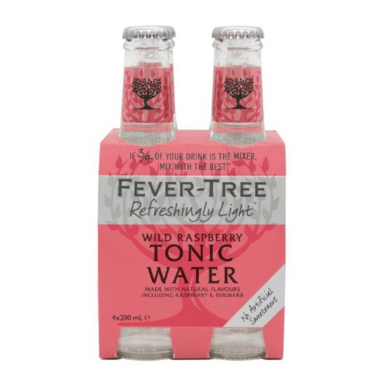 Fever Tree Wild Raspberry Tonic Water 4pk