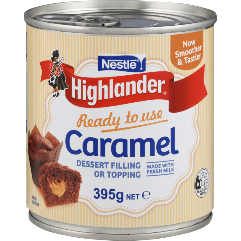 Nestle Highlander Caramel Condensed Milk 395g