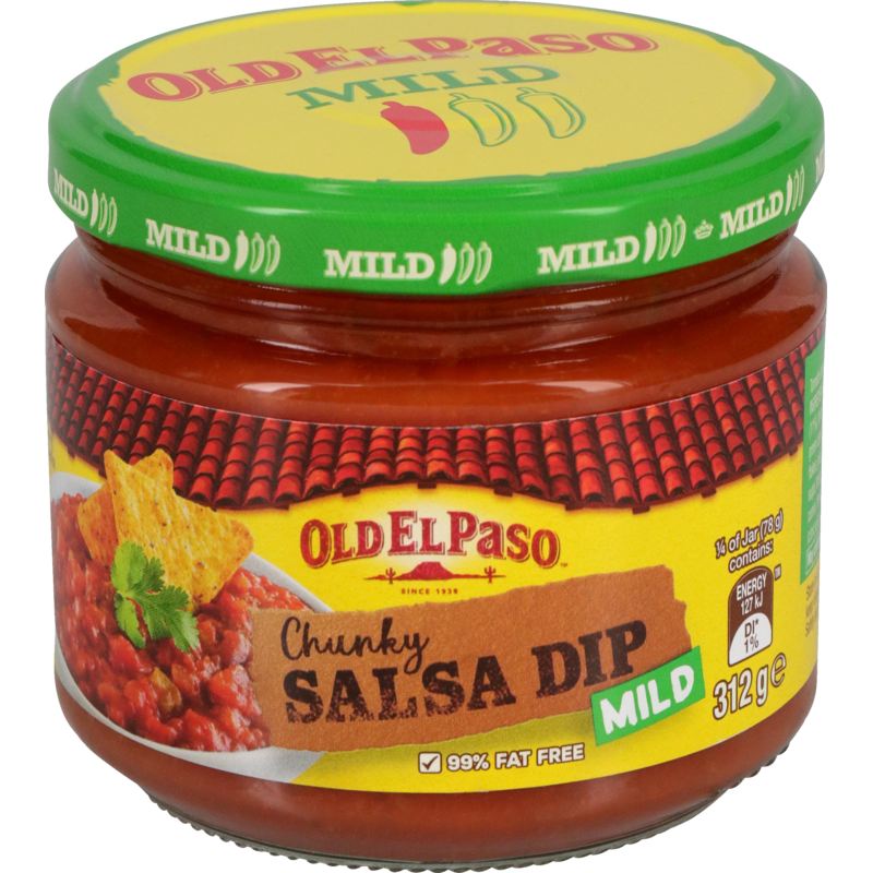 Old El Paso Mild Chunky Salsa Dip 312g