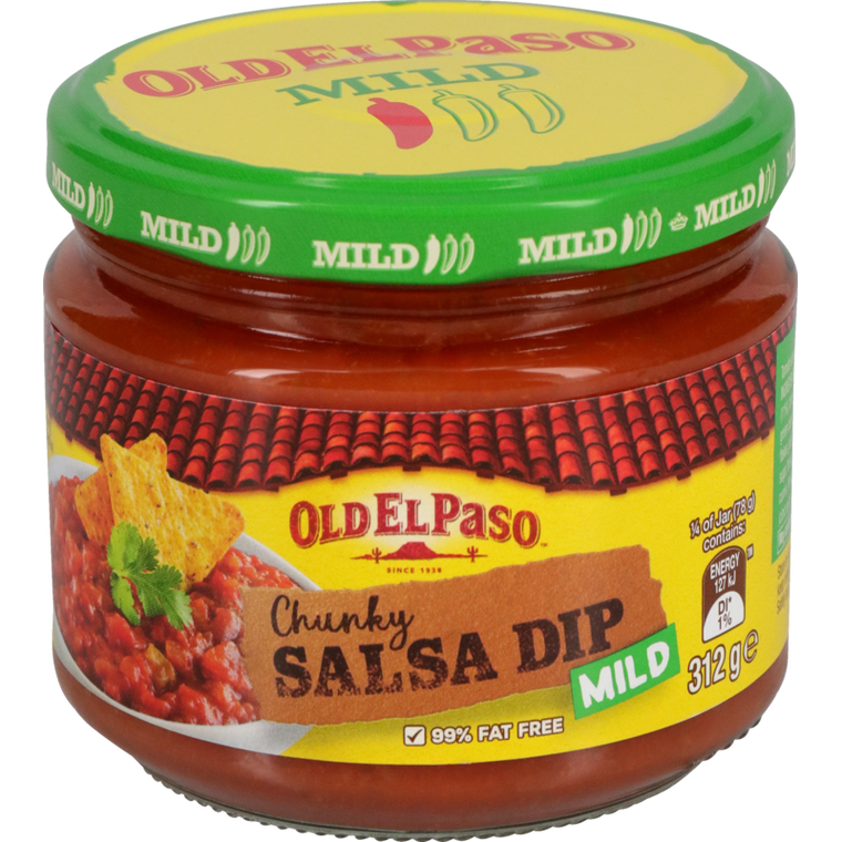 Old El Paso Mild Chunky Salsa Dip 312g