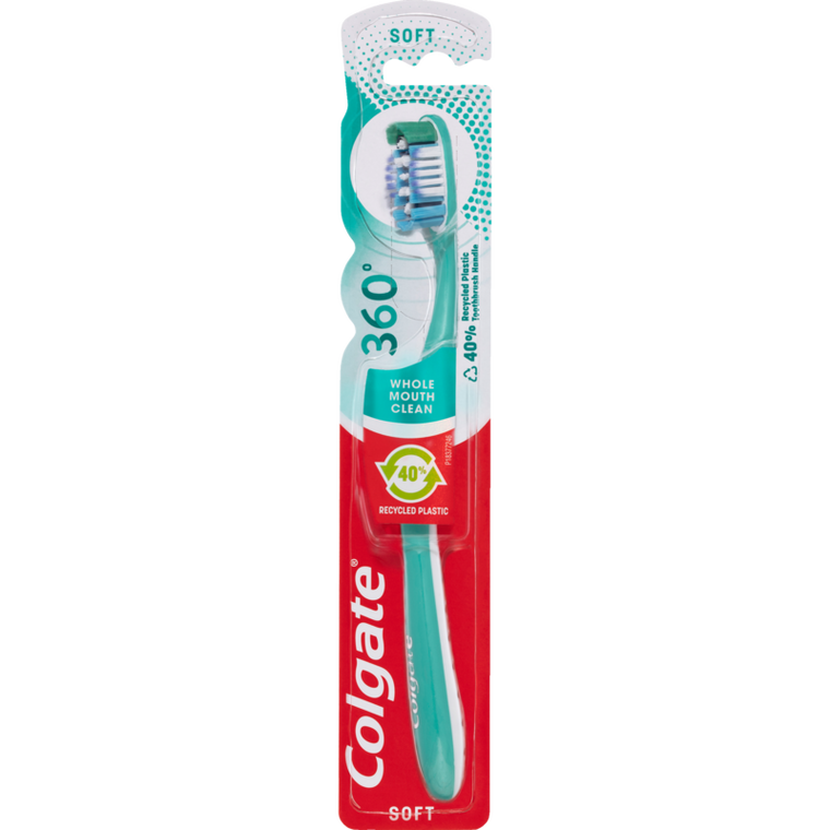 Colgate Toothbrush 360 Soft Whole Mouth Clean 1pk