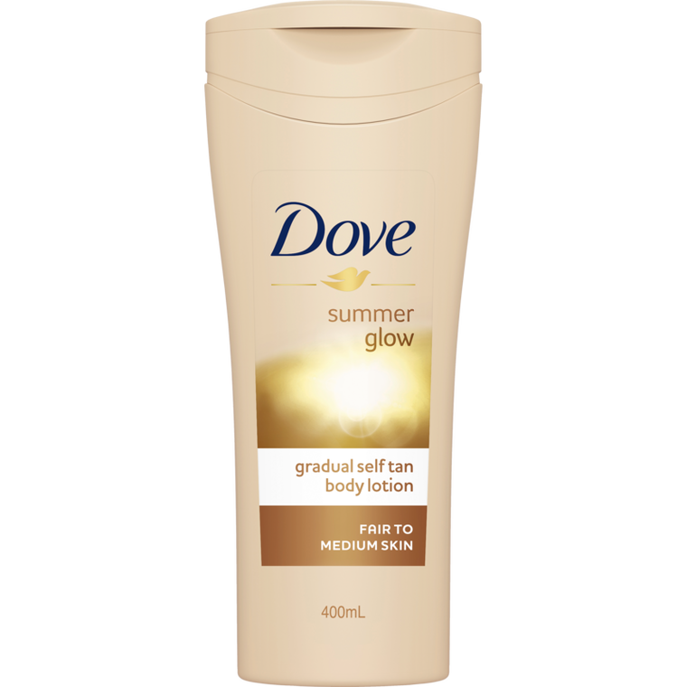 Dove Summer Glow Self Tan Fair-Med 400ml