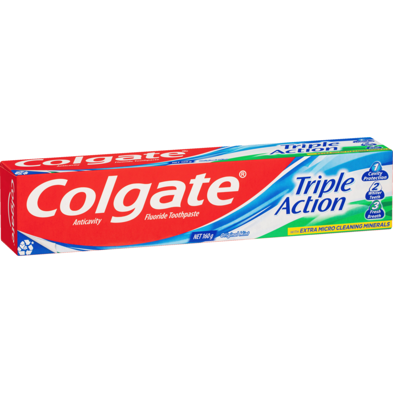 Colgate Triple Action Toothpaste 160g