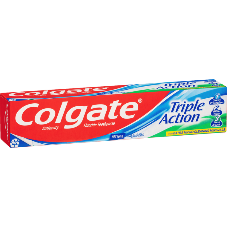 Colgate Triple Action Toothpaste 160g