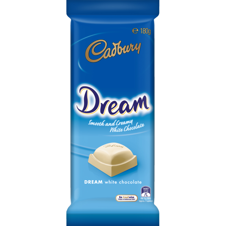 Cadbury Dream White Chocolate Block 180g