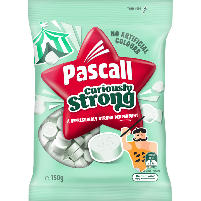 Pascall Curiously Strong Mints 150g